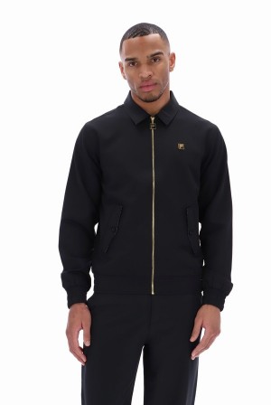 Black Fila Adrian Harrington Men Tracksuits | 9317WMETD