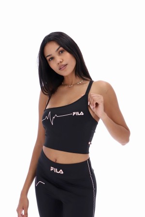 Black Fila Enyo Women Co-ords | 7254NUCIS