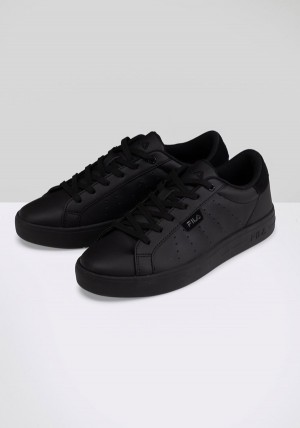 Black Fila Lusso Women Trainers | 6809DUCXT