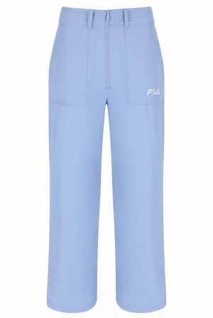 Blue Fila Amira Contrast Cargo Women Bottoms | 3641WPXHM