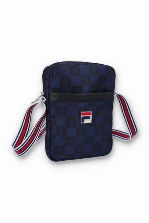 Blue Fila Diggs Small Men Bags | 1974NWQJS