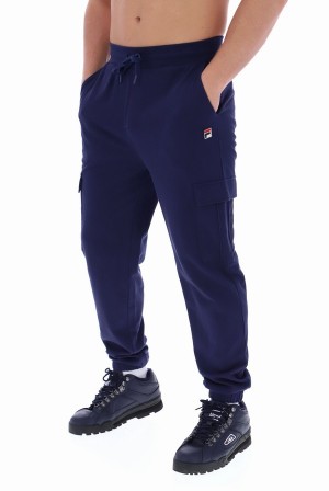 Blue Fila Ezra Cargo Men Jogger | 8539APIJT