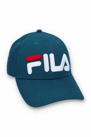 Blue Fila Illa Baseball Men Caps | 8613QKNIW