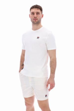 Cream Fila Sunny Essential Men T-shirts | 0645KTAYU