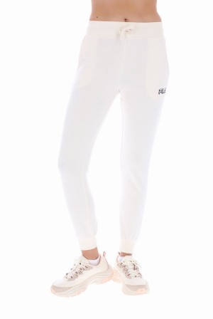 Cream Fila Tamar Relaxed Fit Women Co-ords | 9867IRNHU