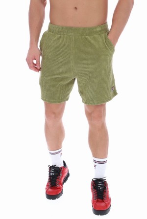 Green Fila Ronan Terry Needle Men Shorts | 8310LKRIX