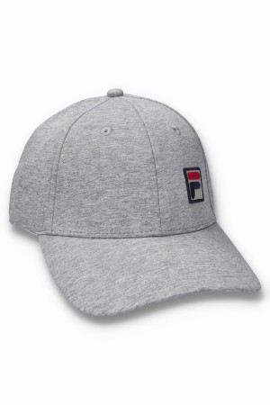 Grey Fila Cristo Baseball Women Caps | 7683JDXZW