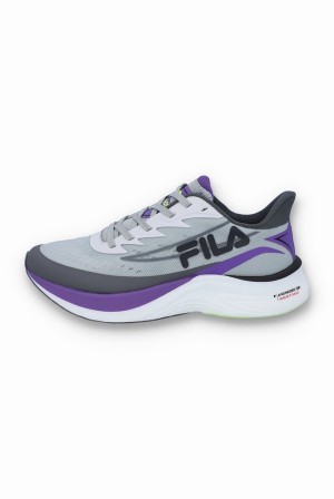 Grey / Purple / Purple Fila Argon Women Trainers | 0493QWVBY