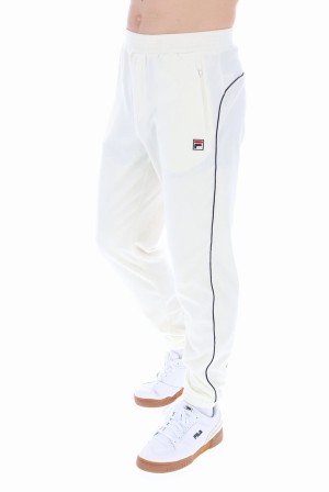 Navy Fila Lewis Velour Men Tracksuits | 7152IUQHS