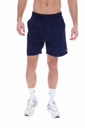 Navy Fila Venter Chino Men Shorts | 3910RZXTW