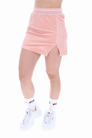 Pink Fila Oda Women Skirts | 4917AKLPH