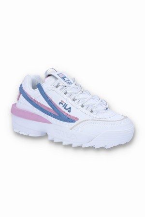 Pink / Blue Fila Disruptor 11 Women Trainers | 3546WBYQU