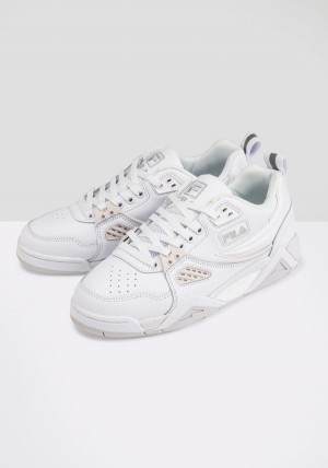 White Fila Casim Women Trainers | 1028GYEMK