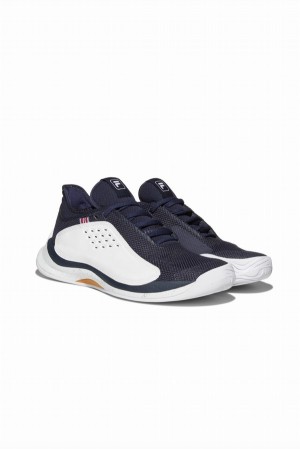 White / Black Fila Mondo Forza Tennis Women Trainers | 5279CKOHP