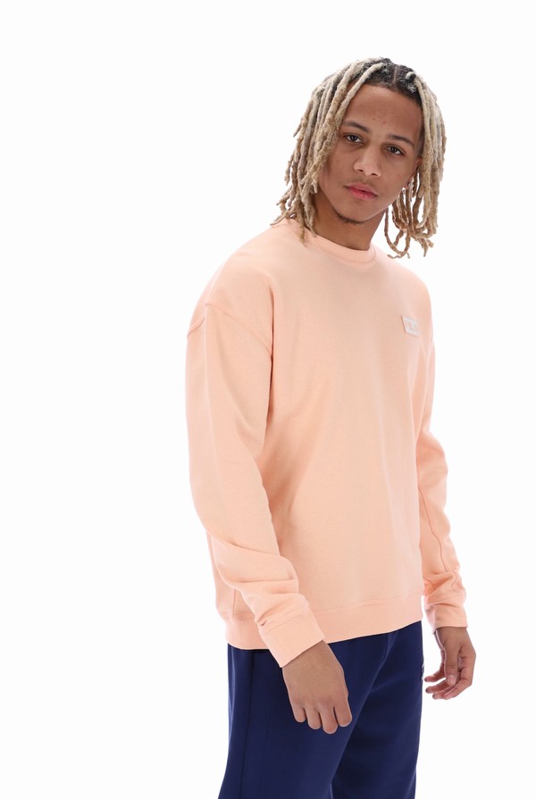 Apricot Fila Trev With Seam Details Men Sweatshirts | 8495CNDFV