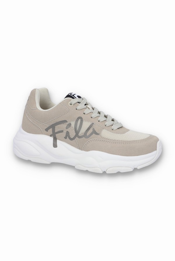 Beige Fila Astro Chunky Men Trainers | 1823XOGKQ