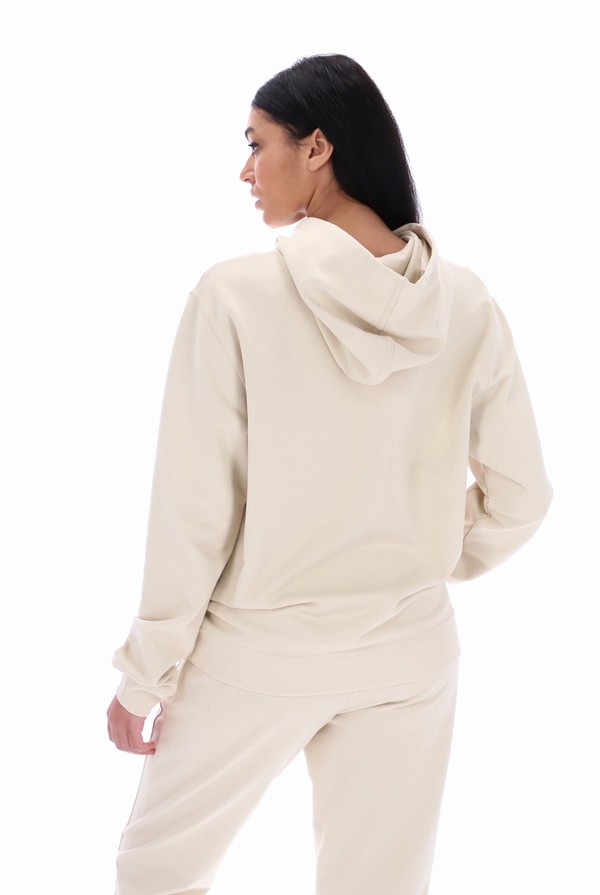 Beige Fila Perry With Seam Details Men Hoodie | 9048LFMAJ