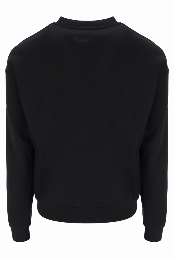 Black Fila Adelaide Crew Women Sweatshirts | 7064HGBRE