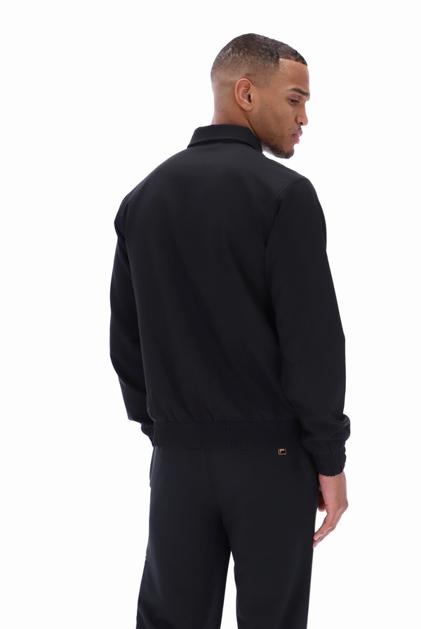 Black Fila Adrian Harrington Men Tracksuits | 9317WMETD