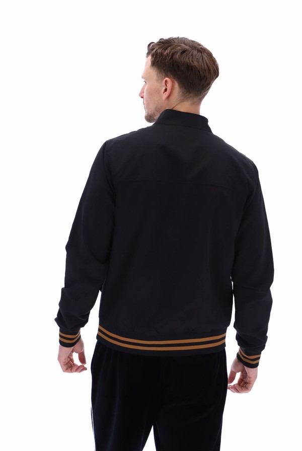 Black Fila Alessio Gold Archive Lightweight Men Jackets | 2105CSYDB