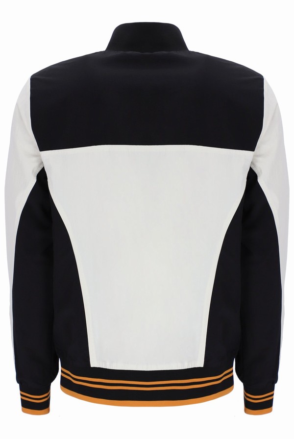 Black Fila Alfonso Zipped Men Track Top | 3710LYAME