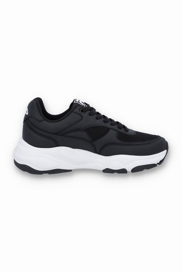 Black Fila Astro Chunky Men Trainers | 6497KCFGE