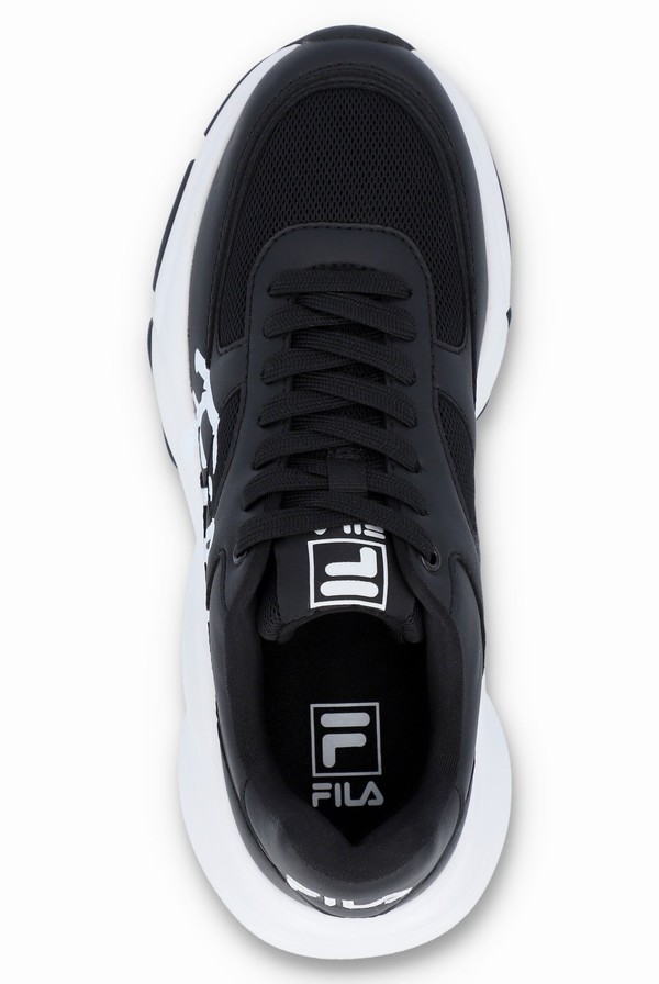 Black Fila Astro Chunky Men Trainers | 6497KCFGE