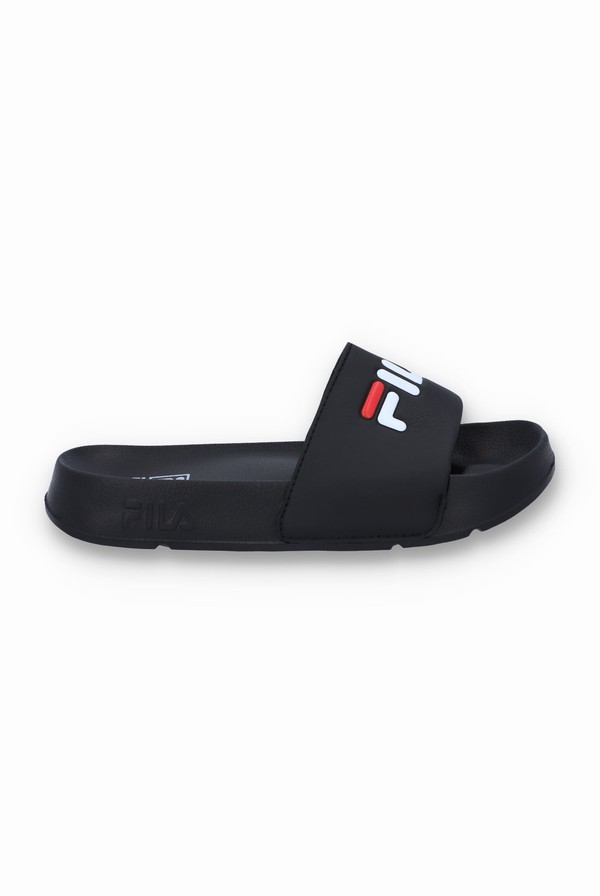 Black Fila BB Men Slides | 6418UMNLO