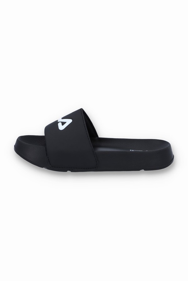 Black Fila BB Men Slides | 6418UMNLO