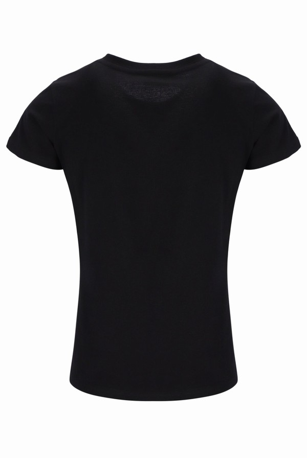 Black Fila Cecilia Classic Logo Women T-shirts | 4132IZLJG