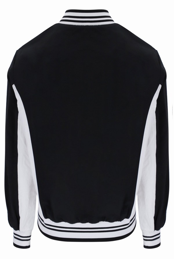 Black Fila Crinkle Nylon Settanta Men Track Top | 3156TQHEN