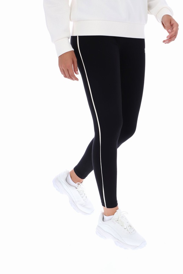 Black Fila Damois Women Leggings | 1689FLGYK