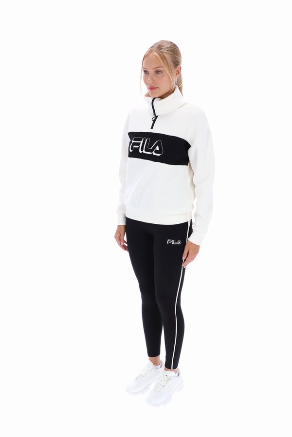 Black Fila Damois Women Leggings | 1689FLGYK