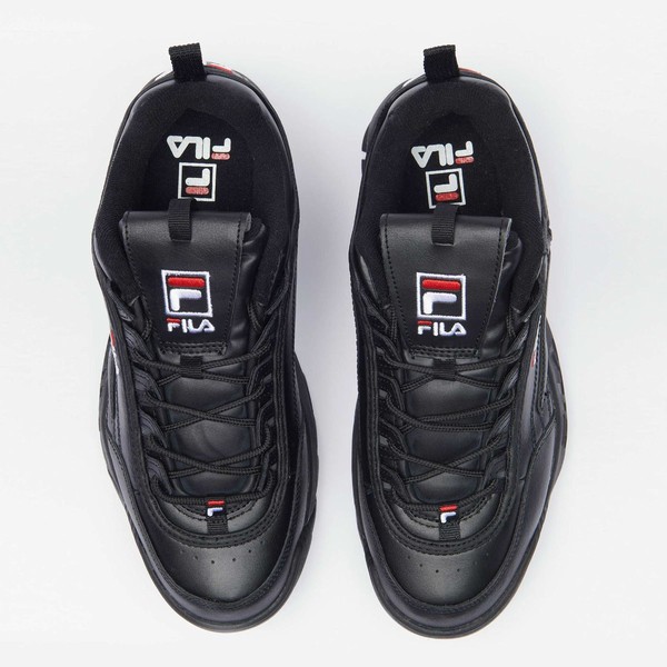 Black Fila Disruptor 2 Black Edition Men Trainers | 0521UBJSL