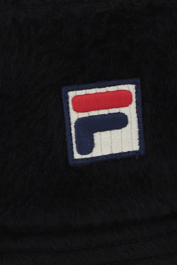 Black Fila Elevens F-Box Bucket Men Hats | 0275TOHZS