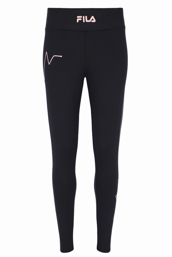 Black Fila Freya Women Leggings | 2017WTCJM