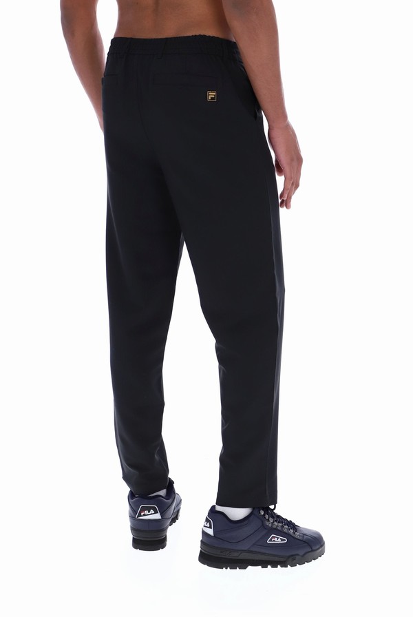 Black Fila George Smart Golf Men Bottoms | 1890NQKTL