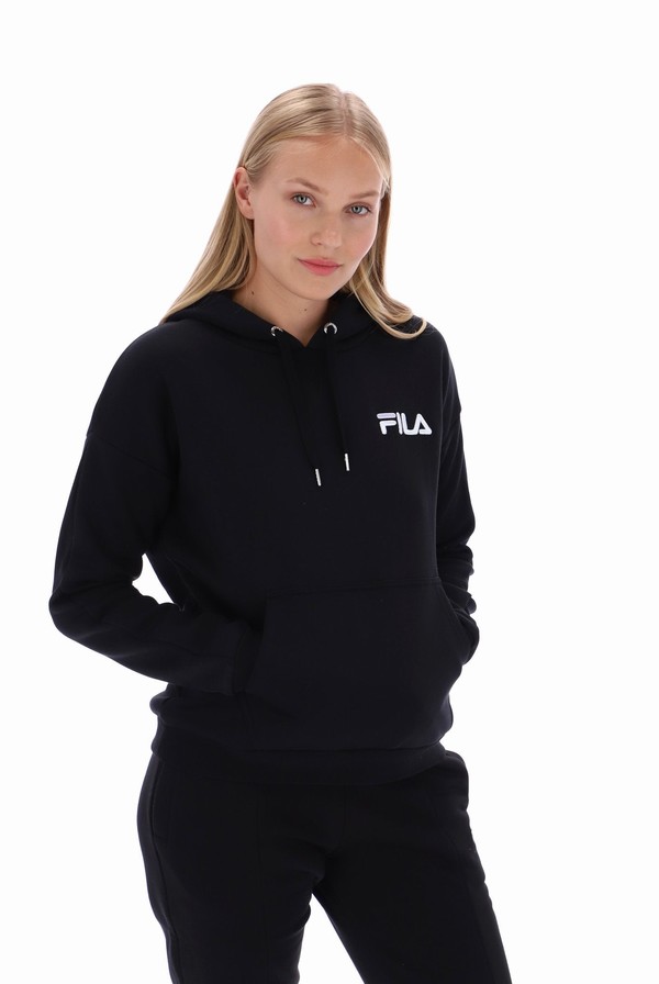 Black Fila Hattie Logo Women Co-ords | 6512PIWGK