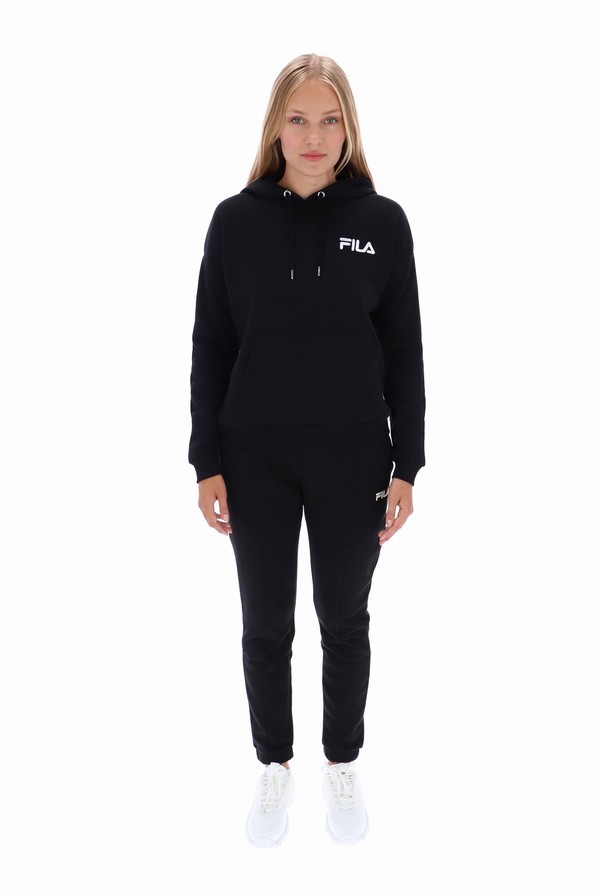 Black Fila Hattie Logo Women Co-ords | 6512PIWGK