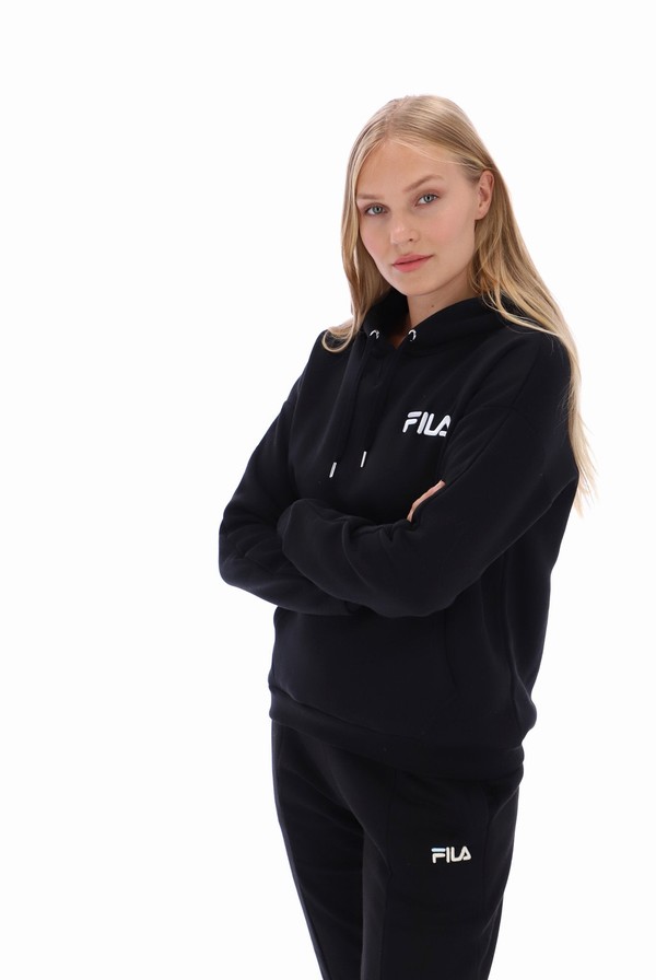 Black Fila Hattie Logo Women Co-ords | 6512PIWGK