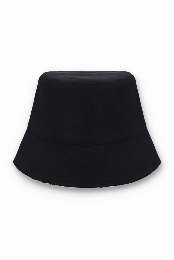 Black Fila Hoax Reversable Bucket Men Hats | 5317EGPUV