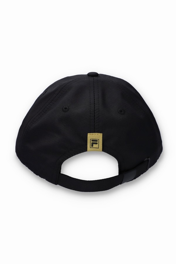 Black Fila Hylo Baseball Men Caps | 7568BVULN