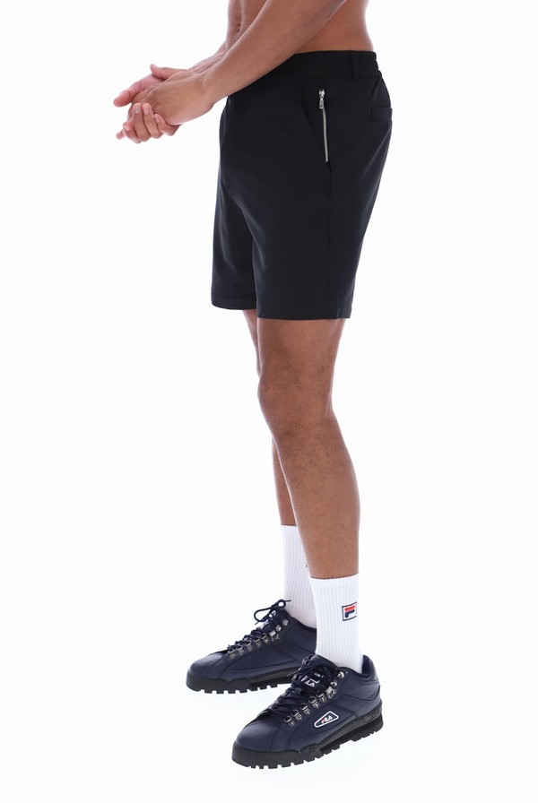 Black Fila Joshua Smart Golf Men Shorts | 5194DVFUR