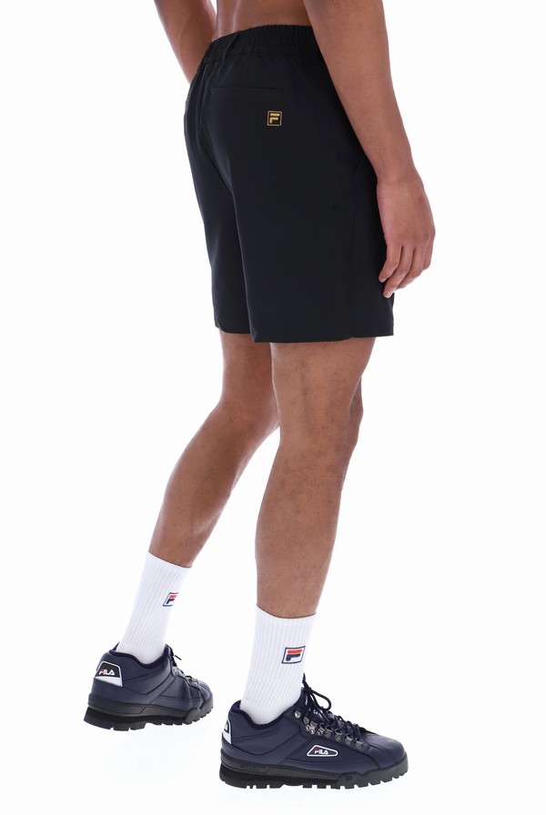 Black Fila Joshua Smart Golf Men Shorts | 5194DVFUR