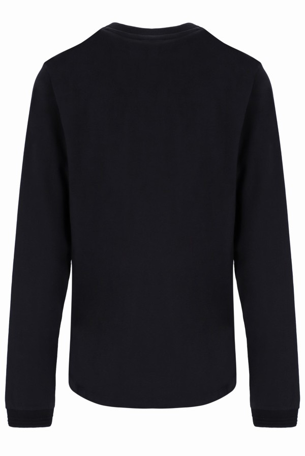 Black Fila Oakly Long Sleeve Men T-shirts | 5923UDOFW