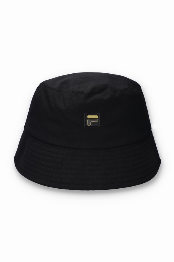 Black Fila Oath Premium Bucket Men Hats | 2753OLXQR