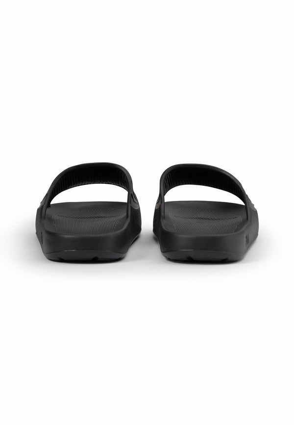 Black Fila Off-Court Women Slides | 5186NQLKO