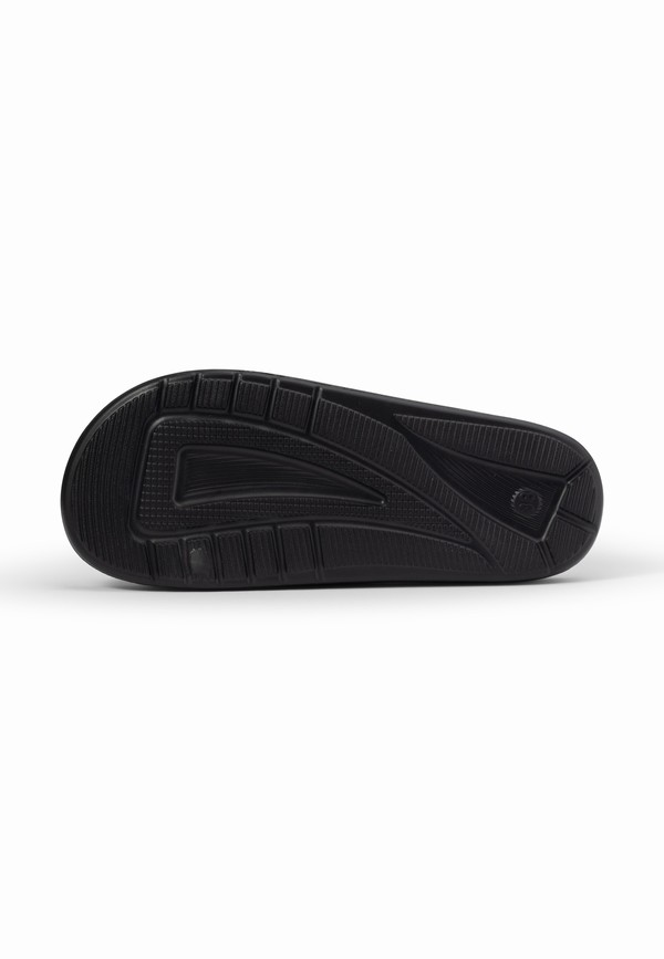 Black Fila Off-Court Women Slides | 5186NQLKO