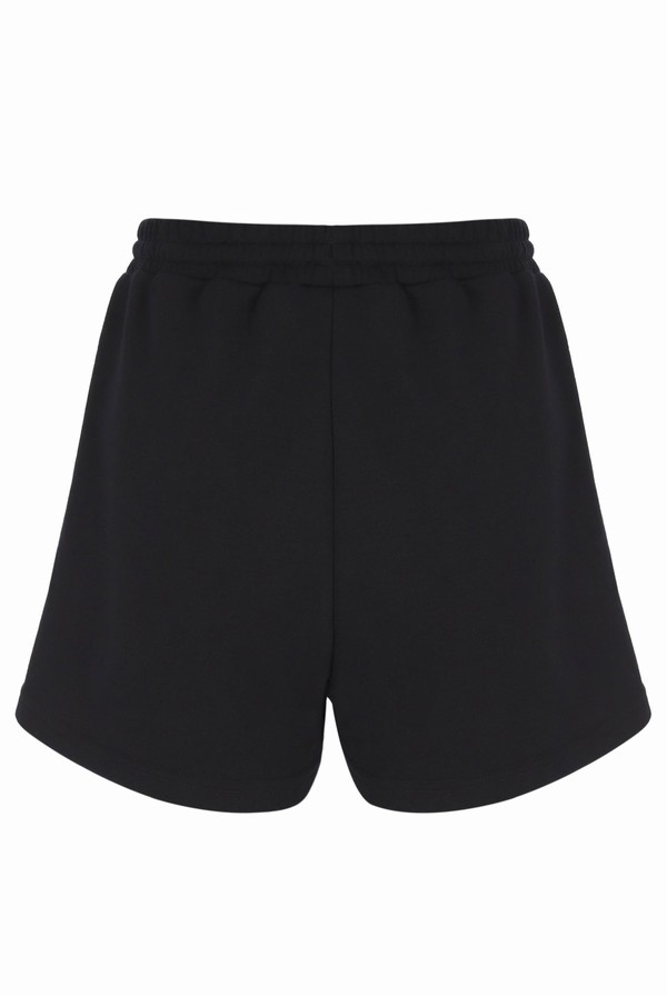 Black Fila Piera Relaxed Fit Women Shorts | 7459LTEHI