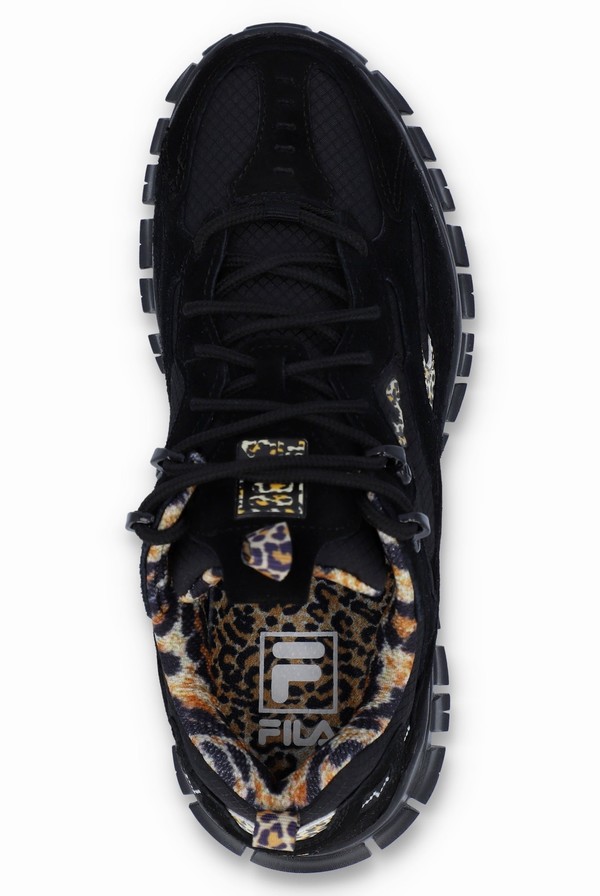 Black Fila Ray Tracer Tr2 Animal Women Trainers | 5379BWPHD